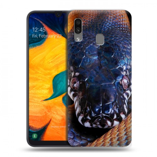 Дизайнерский силиконовый чехол для Samsung Galaxy A30 Змеи
