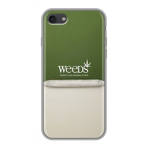 Дизайнерский силиконовый чехол для Iphone 7 Weeds
