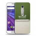 Дизайнерский пластиковый чехол для Lenovo Moto G Weeds