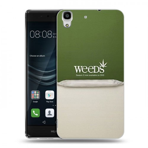 Дизайнерский пластиковый чехол для Huawei Y6II Weeds