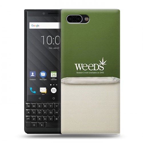 Дизайнерский пластиковый чехол для BlackBerry KEY2 Weeds