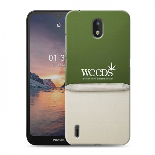 Дизайнерский силиконовый чехол для Nokia 1.3 Weeds