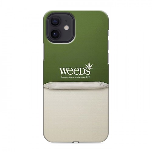 Дизайнерский силиконовый чехол для Iphone 12 Weeds