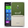 Дизайнерский силиконовый чехол для Nokia XL Weeds