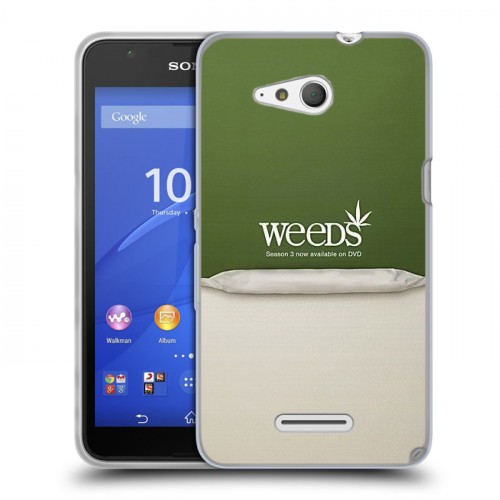 Дизайнерский пластиковый чехол для Sony Xperia E4g Weeds