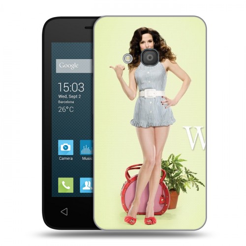 Дизайнерский силиконовый чехол для Alcatel One Touch Pixi 4 (4) Weeds
