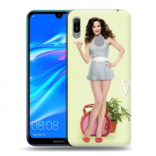 Дизайнерский пластиковый чехол для Huawei Y6 (2019) Weeds