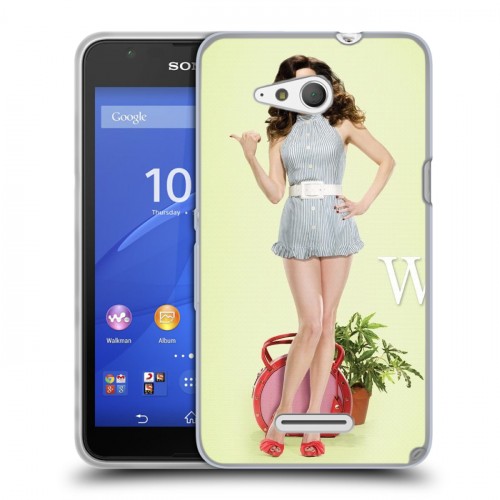 Дизайнерский пластиковый чехол для Sony Xperia E4g Weeds