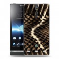 Дизайнерский пластиковый чехол для Sony Xperia S Змеи