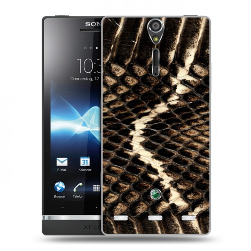 Дизайнерский пластиковый чехол для Sony Xperia S Змеи