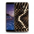 Дизайнерский пластиковый чехол для Nokia 7 Plus Змеи