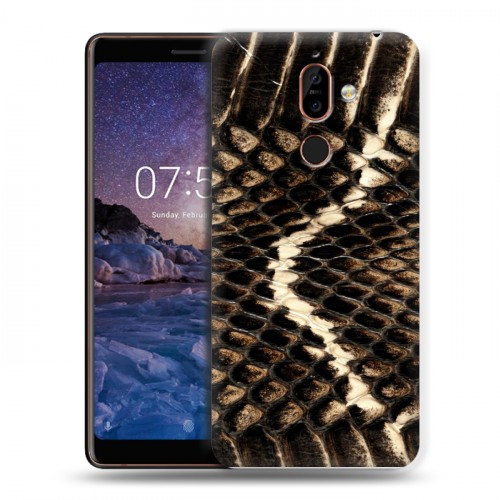 Дизайнерский пластиковый чехол для Nokia 7 Plus Змеи