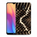 Дизайнерский силиконовый с усиленными углами чехол для Xiaomi RedMi 8A Змеи