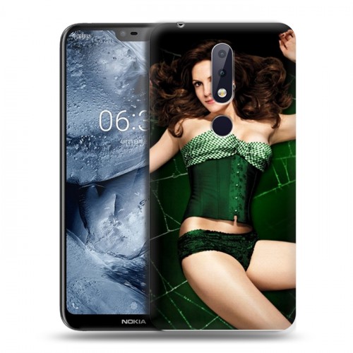 Дизайнерский пластиковый чехол для Nokia 6.1 Plus Weeds