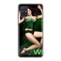 Дизайнерский силиконовый чехол для Samsung Galaxy A71 Weeds