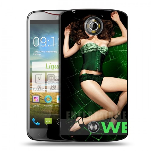 Дизайнерский пластиковый чехол для Acer Liquid S2 Weeds