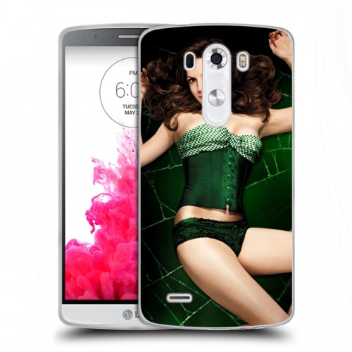 Дизайнерский пластиковый чехол для LG G3 (Dual-LTE) Weeds