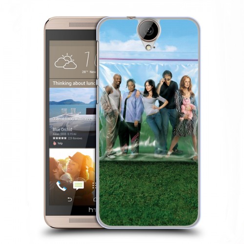 Дизайнерский пластиковый чехол для HTC One E9+ Weeds