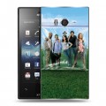 Дизайнерский пластиковый чехол для Sony Xperia acro S Weeds