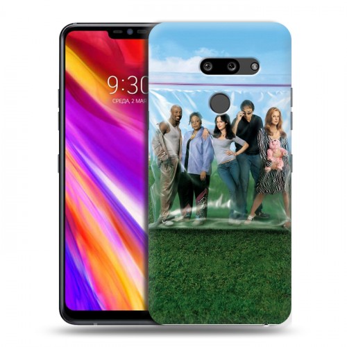 Дизайнерский пластиковый чехол для LG G8 ThinQ Weeds