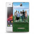 Дизайнерский пластиковый чехол для Sony Xperia E Weeds