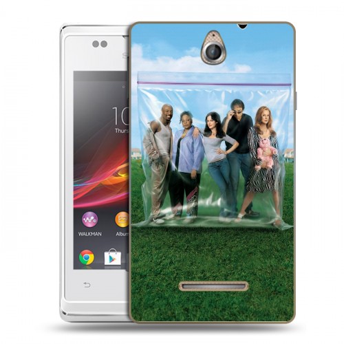 Дизайнерский пластиковый чехол для Sony Xperia E Weeds