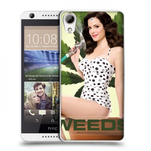 Дизайнерский силиконовый чехол для HTC Desire 626 Weeds