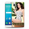 Дизайнерский пластиковый чехол для Huawei ShotX Weeds