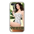 Дизайнерский силиконовый чехол для Iphone 7 Weeds