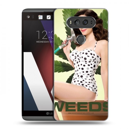 Дизайнерский пластиковый чехол для LG V20 Weeds