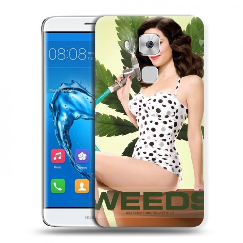 Дизайнерский пластиковый чехол для Huawei Nova Plus Weeds