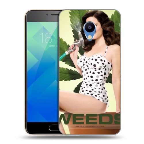 Дизайнерский пластиковый чехол для Meizu M5 Weeds