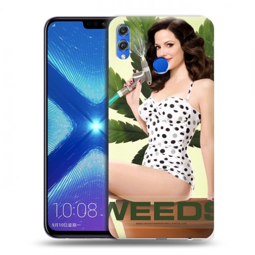 Дизайнерский силиконовый чехол для Huawei Honor 8X Weeds