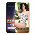 Дизайнерский силиконовый чехол для Nokia 3.2 Weeds