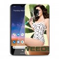 Дизайнерский пластиковый чехол для Nokia 2.2 Weeds