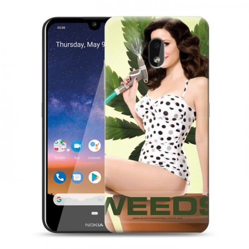 Дизайнерский пластиковый чехол для Nokia 2.2 Weeds