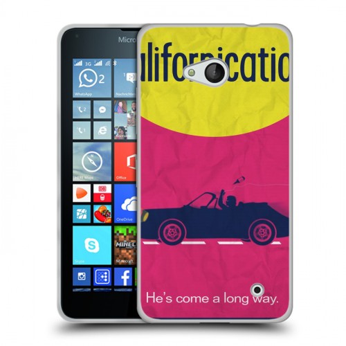 Дизайнерский силиконовый чехол для Microsoft Lumia 640 Блудливая калифорния