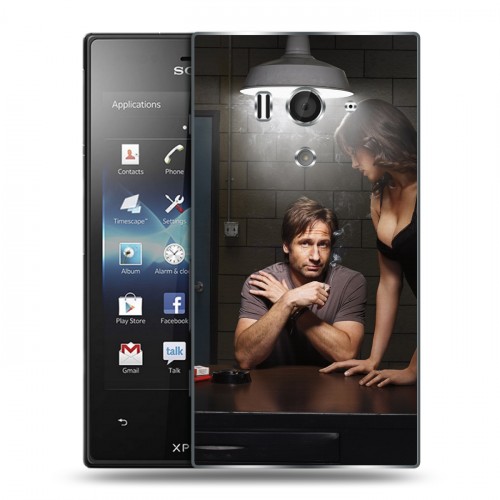 Дизайнерский пластиковый чехол для Sony Xperia acro S Блудливая калифорния