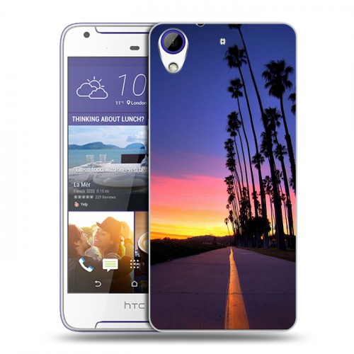 Дизайнерский пластиковый чехол для HTC Desire 830 Блудливая калифорния