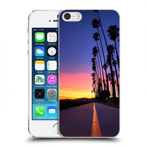 Дизайнерский пластиковый чехол для Iphone 5s Блудливая калифорния