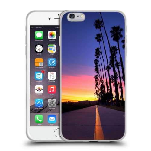 Дизайнерский силиконовый чехол для Iphone 6 Plus/6s Plus Блудливая калифорния