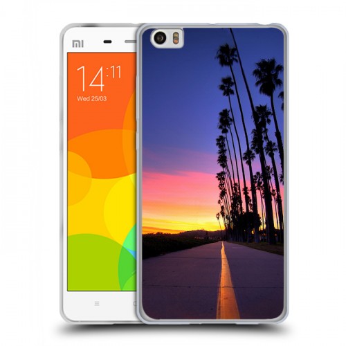Дизайнерский силиконовый чехол для Xiaomi Mi Note Блудливая калифорния