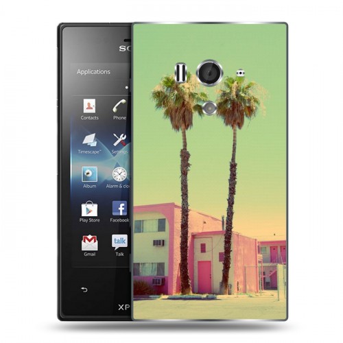 Дизайнерский пластиковый чехол для Sony Xperia acro S Блудливая калифорния