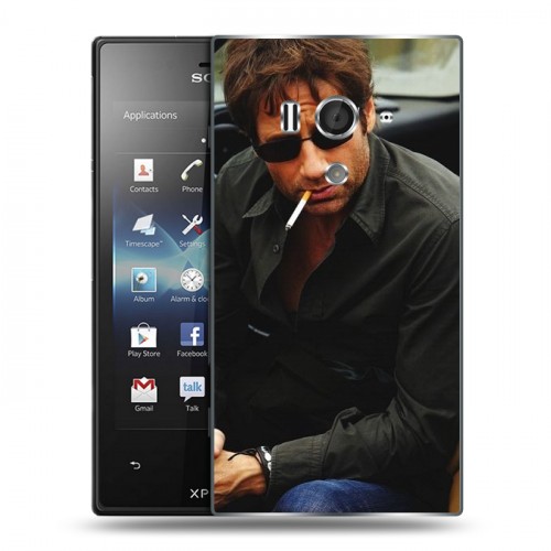 Дизайнерский пластиковый чехол для Sony Xperia acro S Блудливая калифорния