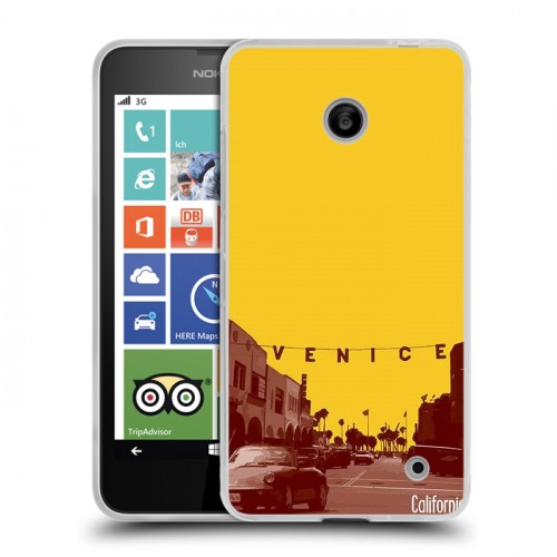 Дизайнерский пластиковый чехол для Nokia Lumia 630/635 Блудливая калифорния