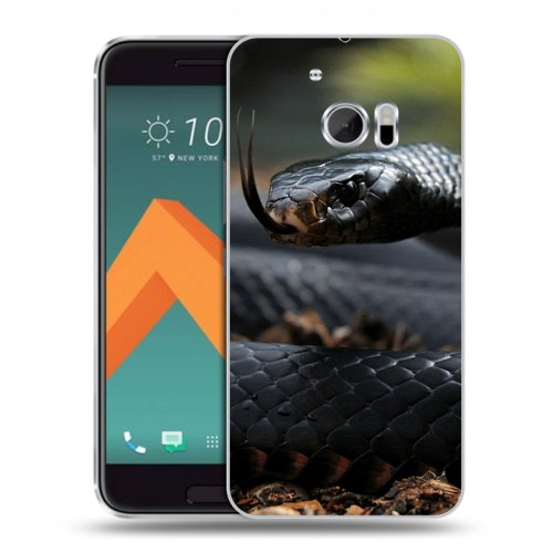 Дизайнерский пластиковый чехол для HTC 10 Змеи