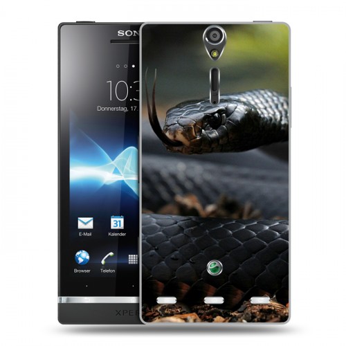 Дизайнерский пластиковый чехол для Sony Xperia S Змеи