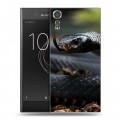 Дизайнерский пластиковый чехол для Sony Xperia XZs Змеи