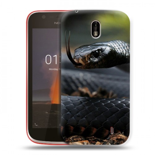 Дизайнерский пластиковый чехол для Nokia 1 Змеи