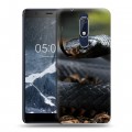 Дизайнерский пластиковый чехол для Nokia 5.1 Змеи